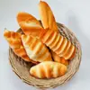 Pão, Fragrância Clara, Decoração Squishy Macio de Rebound Lento Modelo Falso Casa de Brinquedo para Bolo Brinquedo de Descompressão