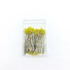 3 * 38mm agulha de vidro colorida diy corte de roupa costura pino de posicionamento atacado de fábrica 12 cores 12 caixas