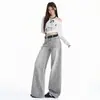 Otoño 2026 Nueva Moda Artesanía Pesada Estilo Chica Popular Pantalones de Pierna Ancha Tendencia de Moda Pantalones de Pierna Recta Jeans para Mujer Yichun