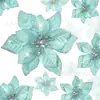 Folhas de Natal, Folha de Ouro, Folhas Persas, Acessórios de Flores de Natal, Folhas de Oliveira, Flores Plásticas, Flores de Natal, Galhos de Natal