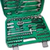 Conjunto de Ferramentas para Reparo Automotivo de 82 Peças do Fabricante Catraca de 24 Dentes Aço Cromo-Vanádio Soquete Ferramenta Combinada Conjunto de Reparo Ferramenta