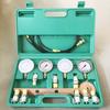 Detector de presión de prueba del manómetro de aceite hidráulico de excavadora, caja de medición de presión hidráulica de precisión, instrumento combinado de bomba piloto