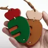 Nuevo Colgante de Bolsita de Zanahoria Creativa de Dibujos Animados para Niños, Decoración de Educación Temprana para Niños, Adorno para Llavero