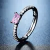 Anillo de Imitación de Moissanita Ocho Corazones y Ocho Flechas para Mujer Un Quilate Anillo de Boda Clásico de Seis Garras Fabricante de Anillos de Diamante Suministro Listo