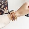 Adecuado para Apple Watch Apple watch9 pulsera de cuentas mixtas de mariposa estilo étnico bohemio