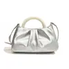 Yue Zi 2026 Outono Bolsa de Pulso de Pérola de Alta Qualidade para Mulheres Design de Nicho Plissada Nuvem Bolsa Tote Ombro Transversal
