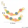 Accesorios Antiguos Chapados en Oro que Conservan el Color, Encantos para Zapatos de Cabeza de Tigre y Cerebro de Tigre Lindos, Accesorios de Joyería con Colgante de Girasol Giratorio de Doble Oreja