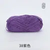 Xuefeier Algodão Penteado de Bebê 5 Fios Leite DIY Bola de Lã Grossa Material para Crochê Feito à Mão Bolsa Fio de Algodão