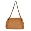 Bolso grande de terciopelo de moda transfronterizo para otoño/invierno, color liso, bolso de axila de moda para mujer, bolso cruzado con correa de cadena para el día a día