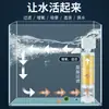 Filtro para Acuario, Inodoro para Peces, Sistema de Circulación de Purificación de Agua Cuatro en Uno Sin Cambio de Agua, Bomba de Oxigenación para Acuario