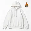 Sudadera con capucha gruesa de alta calidad de forro polar 420g con hombros ligeramente caídos, sudadera con capucha lisa de forro polar zorro plateado, sudadera con capucha lisa blanca