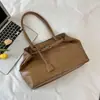 Bolso de hombro casual vintage de cuero suave para mujer, bolso tote nuevo y moderno, súper popular, elegante, gran capacidad, casual 2026