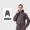 [En Stock] Sudadera con Cremallera Completa Suelta Ld para Mujer Sudadera con Capucha Deportiva de Cremallera Cárdigan Chaqueta Scuba con Forro Polar para Yoga