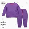 Sudadera de Otoño Nueva de Cuello Redondo Transfronteriza Material Ropa para Bebés y Niños Traje de Dos Piezas Traje Deportivo Casual [Mayoreo]