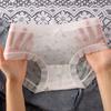 2024 nueva ropa interior de ácido poliláctico para mujer, cintura de malla sin costuras ultradelgada transpirable cadera encaje calzoncillos