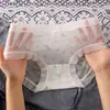 2024 nueva ropa interior de ácido poliláctico para mujer, cintura de malla sin costuras ultradelgada transpirable cadera encaje calzoncillos