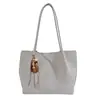 Bolso Tote de Gran Capacidad con Textura Tejida para Mujer 2026 Nuevo Simple Moda Casual Personalidad Viaje al Trabajo Bolso de Hombro Único
