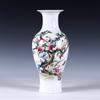 Jingdezhen, pequeño jarrón de cerámica, adornos florales para sala de estar, moderno y sencillo, decoraciones de flores secas para el hogar, botella de porcelana