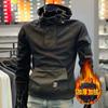 Otoño 2023 Nuevo suéter holgado de marca de moda para hombre, ropa de trabajo con capucha, jersey deportivo informal con costuras