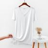 Verão Novo Estilo Coreano Modal Plus-size Vestido Casual Meia-saia Grávidas Pullover Loose Swing Vestido Grande Balanço