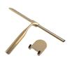 Acero Inoxidable Dorado Limpiador de Vidrio Limpiaparabrisas Herramienta de Limpieza de Vidrio Cocina Baño Raspador Limpiador