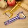 Cuchillo Pelador Plástico PP Pelador Multifuncional Pelador de Patatas Casero Pelador de Verduras y Frutas Gadget de Cocina