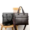 Bolso de Mano Bolso para Hombre Negocios Gran Capacidad Hombro Computadora Maletín Cuero Genuino Mano Cruzado