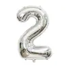 Balões de Folha de Alumínio Digitais Grandes Versão Americana 40 polegadas Embalados Individualmente Decorações de Aniversário Infantil Balões Flutuantes de Hélio