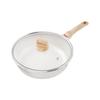 Sartén de Piedra Premium para Cocina, Sartén para Cocinar sin Humo, Sartén Antiadherente, Sartén para Freír Huevos, Sartén Plano Universal para Cocina de Inducción