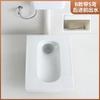 Inodoro de Sentadillas Cerámico para Uso Doméstico, Inodoro de Sentadillas, Escusado de Sentadillas, Inodoro de Hotel, Inodoro de Sentadillas para Baño Público con Tanque de Agua