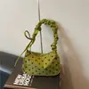 Bolsa Pequena Tendência de Grande Capacidade para Mulheres 2026 Novo Modelo Bolsa de Ombro Casual Estilo Coreano Bolsa de Mão Simples com Bolinhas