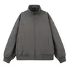 Chaqueta de vuelo estilo americano para hombre, nuevo modelo primavera y otoño 2026, chaqueta de béisbol de trabajo para hombre con cuello alto, ropa exterior de otoño