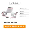Acessórios de Fixação para Guarda-corpo de Ferro Forjado, Aço Galvanizado, Corrimão de Varanda, Suporte para Tubos Quadrados, Suporte de Fixação na Parede