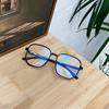 Nuevo espejo plano TR90, montura de moda, espejo cuadrado irregular, montura de gafas retro para miopía.
