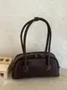 Bolsa de Bowling Retrô de Grande Capacidade Feminina 2026 Nova Moda Padrão de Diamante Bolsa de Mão Bolsa de Ombro Bolsa Boston de Alta Qualidade