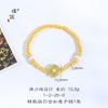 Jindian Mismo Estilo Sha Jin Song Yun Cuatro Ruyi Colgante Pulsera Lujo Ligero Atmosférico Juego de Tres Piezas Regalo para Novia