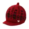 Nuevos gorros cálidos, gruesos y de punto para otoño e invierno para mujer, diseñados para mantener abrigadas a las madres de mediana edad y mayores y proteger sus orejas; Gorros con forro de polar para mujeres mayores