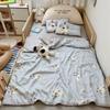 Colcha de Verão Estampada Tencel 60S Classe A para Crianças, Colcha de Ar Condicionado de Desenho Animado, Lavável, Colcha Fresca e Fina para Jardim de Infância, Uso no Verão