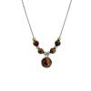 Collar de Cuero con Cuentas Ojo de Tigre para Mujer Otoño e Invierno Vintage Lujo Ligero Gama Alta Nicho Versátil Cadena de Lana Maillard Tendencia