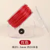 Cuerda Redonda Encerada en Caja para Manualidades Tejido a Mano Cuerda para Collar Cordón No Descolorante Cuerda de Cera para Pulsera Cadena para Colgar