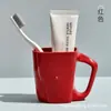 Copo Espessado de Plástico Anti-Queda para Enxaguante Bucal para Casais e Estudantes, Copo para Escova de Dentes para Uso Doméstico, Cor Sólida, Simples e Luxuoso Copo para Escovar os Dentes e Enxaguar a Boca
