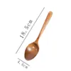 Colher de madeira atacado colher japonesa de cabo longo colher de mel colher de café colher de misturar talheres de madeira colher de arroz infantil colher de sopa
