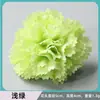 Cabeza de flor artificial de clavel de 5 cm, flor para diadema de bricolaje, tocado, horquilla, flor para el cabello, diadema, material para birrete, flor falsa, flor decorativa hecha a mano