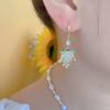 Pendientes de Loto de Moda Personalizados Versátiles Elegantes Pendientes Simples Modernos Avanzados Explosiones de Flores Pendientes de Estilo Occidental Hebilla para Oreja