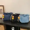 Bolso Cruzado Retro para Mujer 2026 Nuevo Estilo Bolso de Mezclilla Lavada Bolso de Hombro Único Moderno Simple Versátil Bolso Cruzado para Salir