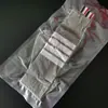Meias Listradas de Outono/Primavera Estilo Europeu Acima do Joelho, Meias de Cano Médio Estilo Tb Academy para Meninas, Meias JK de Algodão Dupla Malha para Mulheres, Absorventes de Suor
