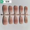 Puntas de Uñas de Colores Pre-Hechas Estilo Urbano, Uñas Portátiles Hechas a Mano con Degradado Difuminado, Fábrica de Productos Semi-Terminados de Arte para Uñas de Colores Premium de Alta Calidad
