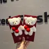 Nuevos Sobres Rojos Creativos, Sobres Rojos de Dinero de la Suerte, Sobres Rojos de Osito de Peluche, Regalos de Peluche, Sobres Rojos de Cumpleaños, Sobres Rojos de Boda para Lanzar