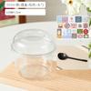 Tazón de Polvo de Hielo de Taro con Barro Caja Tazón Desechable Hielo Yogur Fruta Pesca Gelatina Transparente Bolas Comerciales Vaso de Embalaje Especial para Llevar