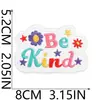Patches Bordados Positivos e Inspiradores para Bolsas, Patches Decorativos, Emblemas de Paz e Amor Próprio, Frases de Energia Positiva, Etiquetas Bordadas, Termocolante